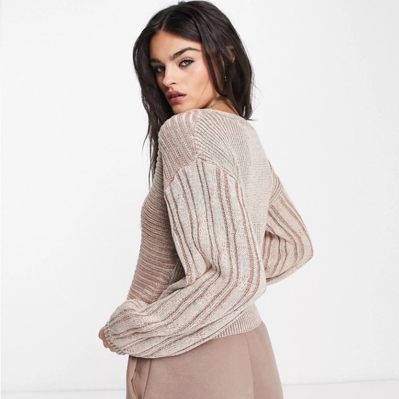 Free People When It Rains Sweater NWT - Picture 5 of 16